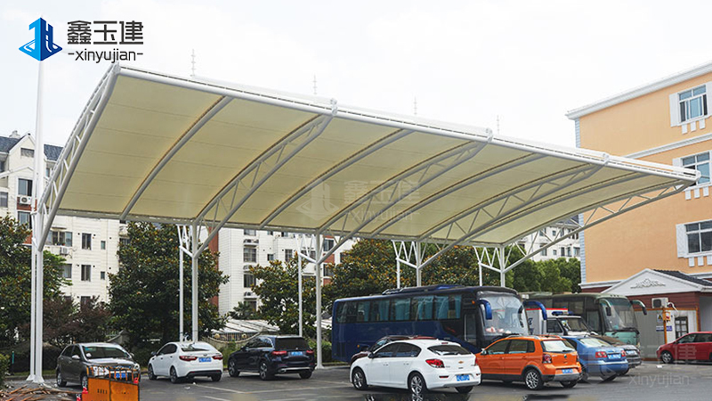 花架梁膜結(jié)構(gòu)車棚（4米高以上）